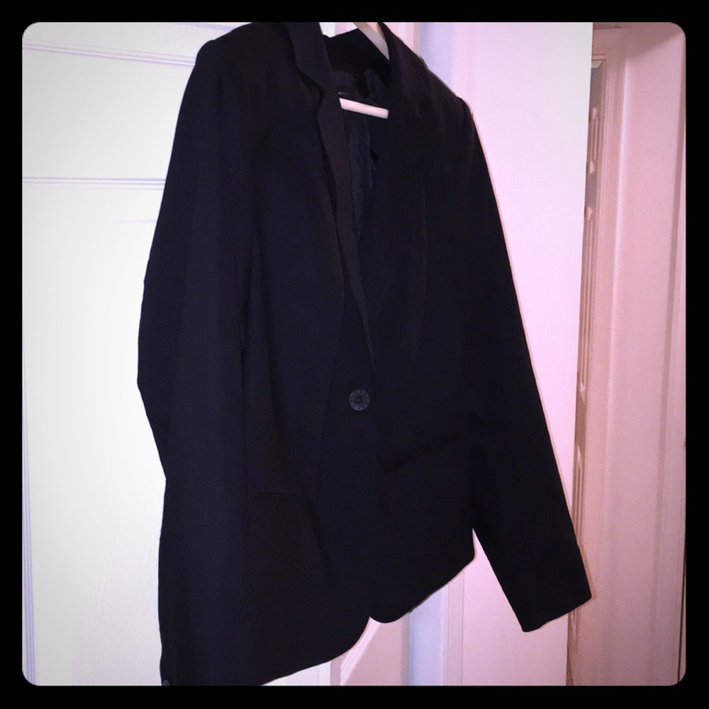 NWOT black Lane Bryant suit jacket size 14
